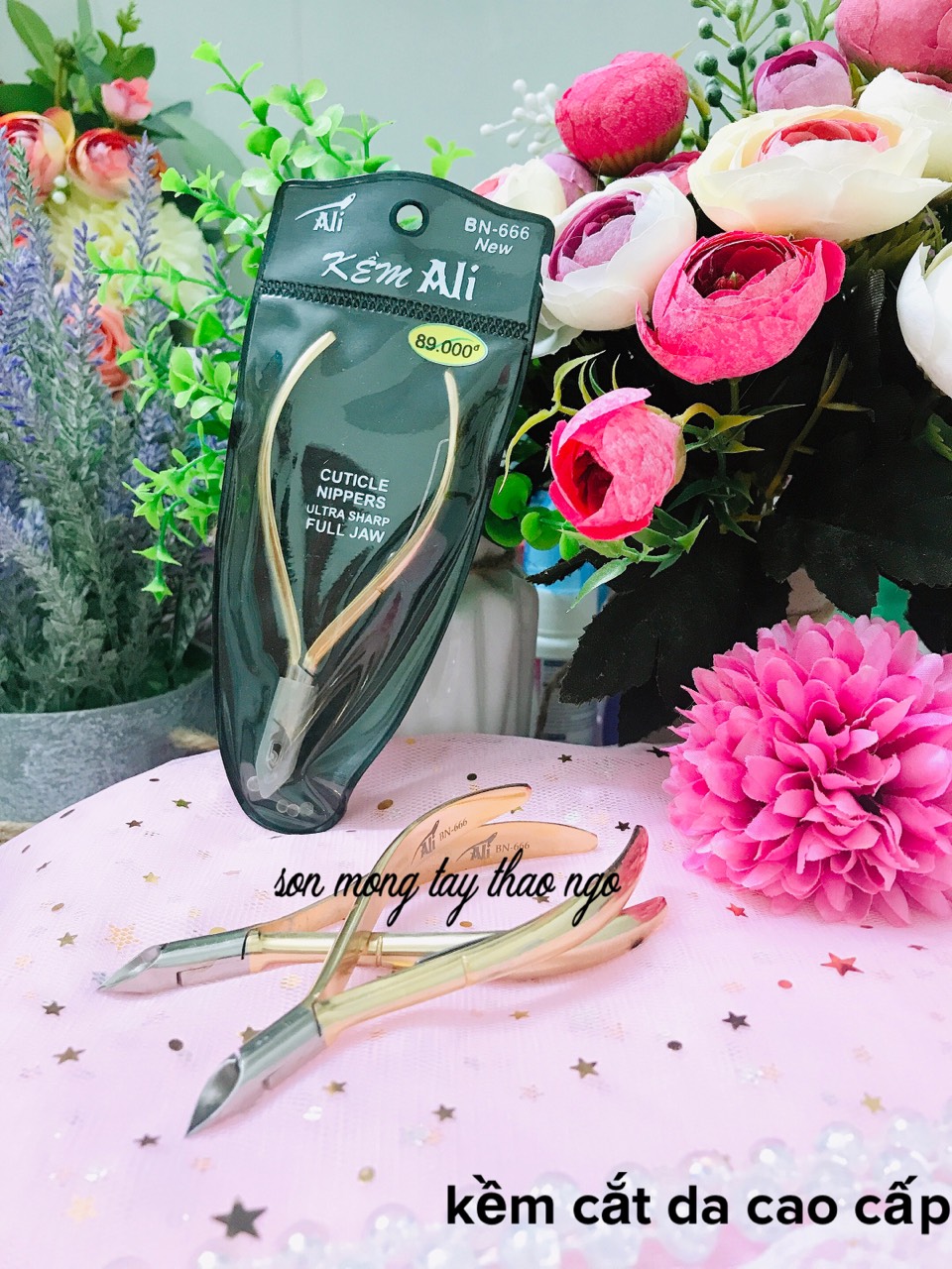 Kềm cắt da ali dx- 506 bán nguyệt cao cấp dành cho nail