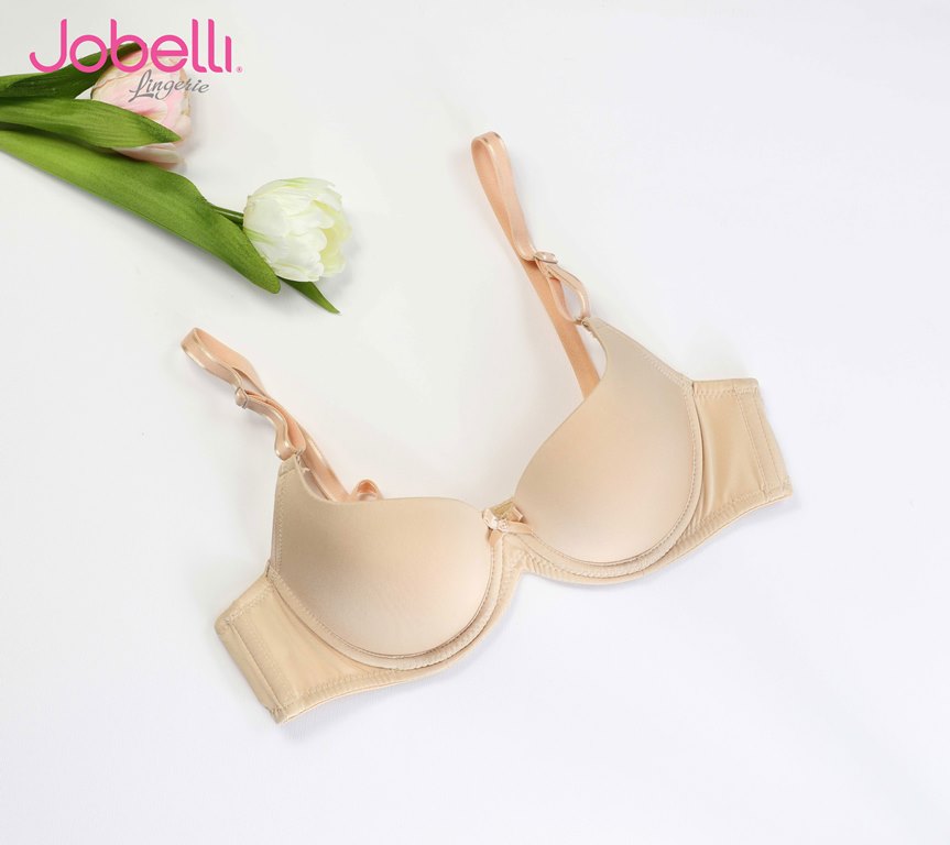 Áo lót nữ trơn, cúp xéo, mút mỏng Jobelli A2323