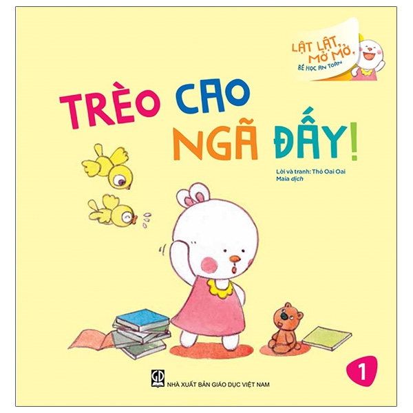 Fahasa - lật lật, mở mở, bé học an toàn - trèo cao ngã đấy!