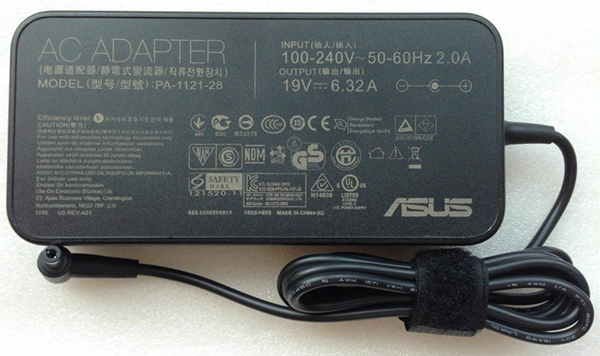 Sạc laptop asus 19v-6.32a-120w slim đầu kim nhỏ 4.5mm*3.0mm-hàng mới 100%