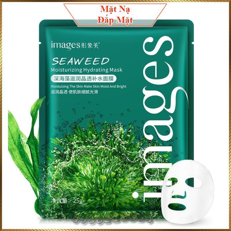 Mặt nạ tảo biển Images Seaweed Mask sạch dầu sáng da se khít lỗ chân lông ISM6 nhập khẩu