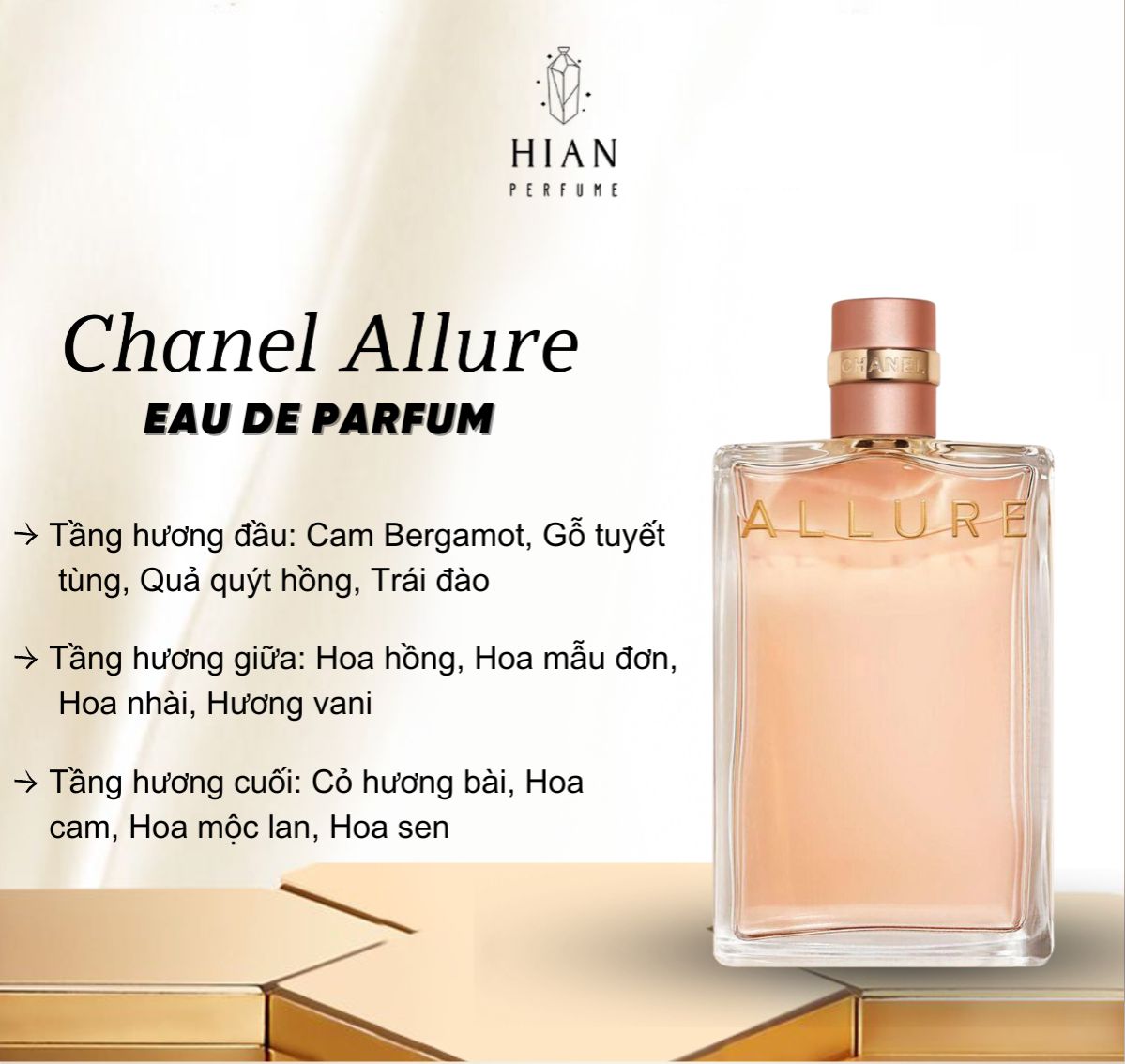Nước hoa chiết Chanel Allure EDP 10ml