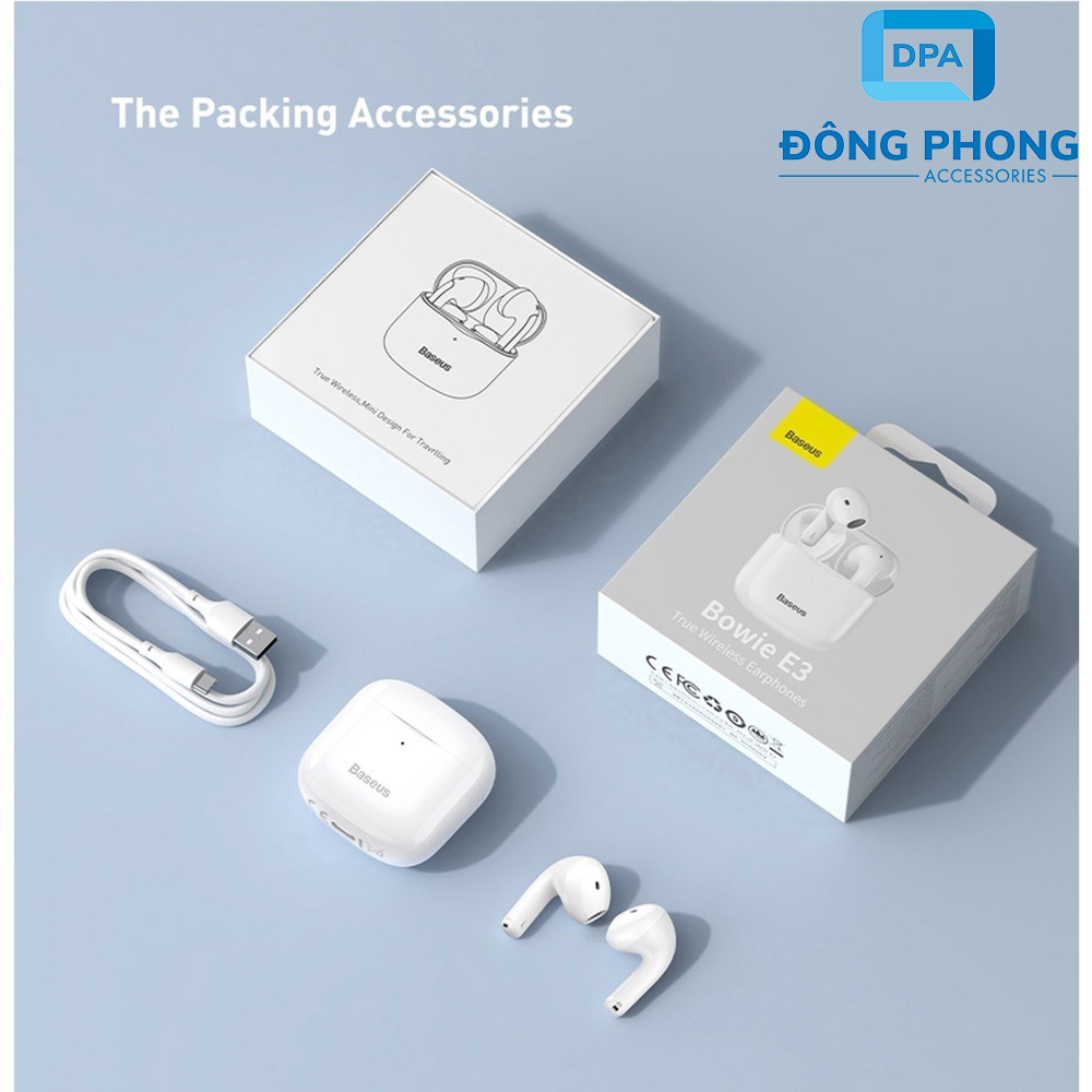 Tai Nghe Bluetooth Baseus Bowie E3 True Wireless Earbuds Chính Hãng