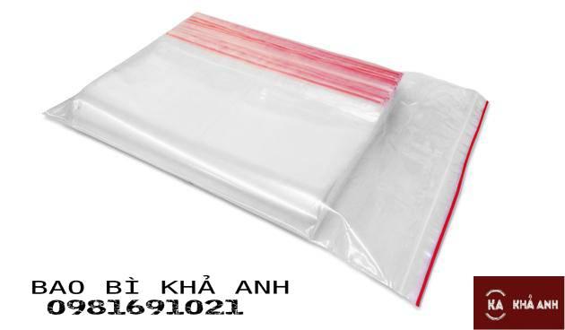 [HCM]1KG TÚI ZIP SỌC ĐỎ KHÁCH TỰ CHỌN SIZE - Nhiều size