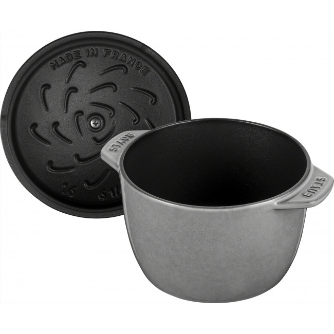 NỒI STAUB GOHAN 16 CM (MÀU GHI XÁM)