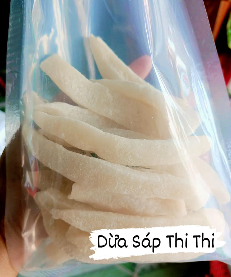 150Gr Mứt Dừa Sáp Loại 1 Vị lá Dứa