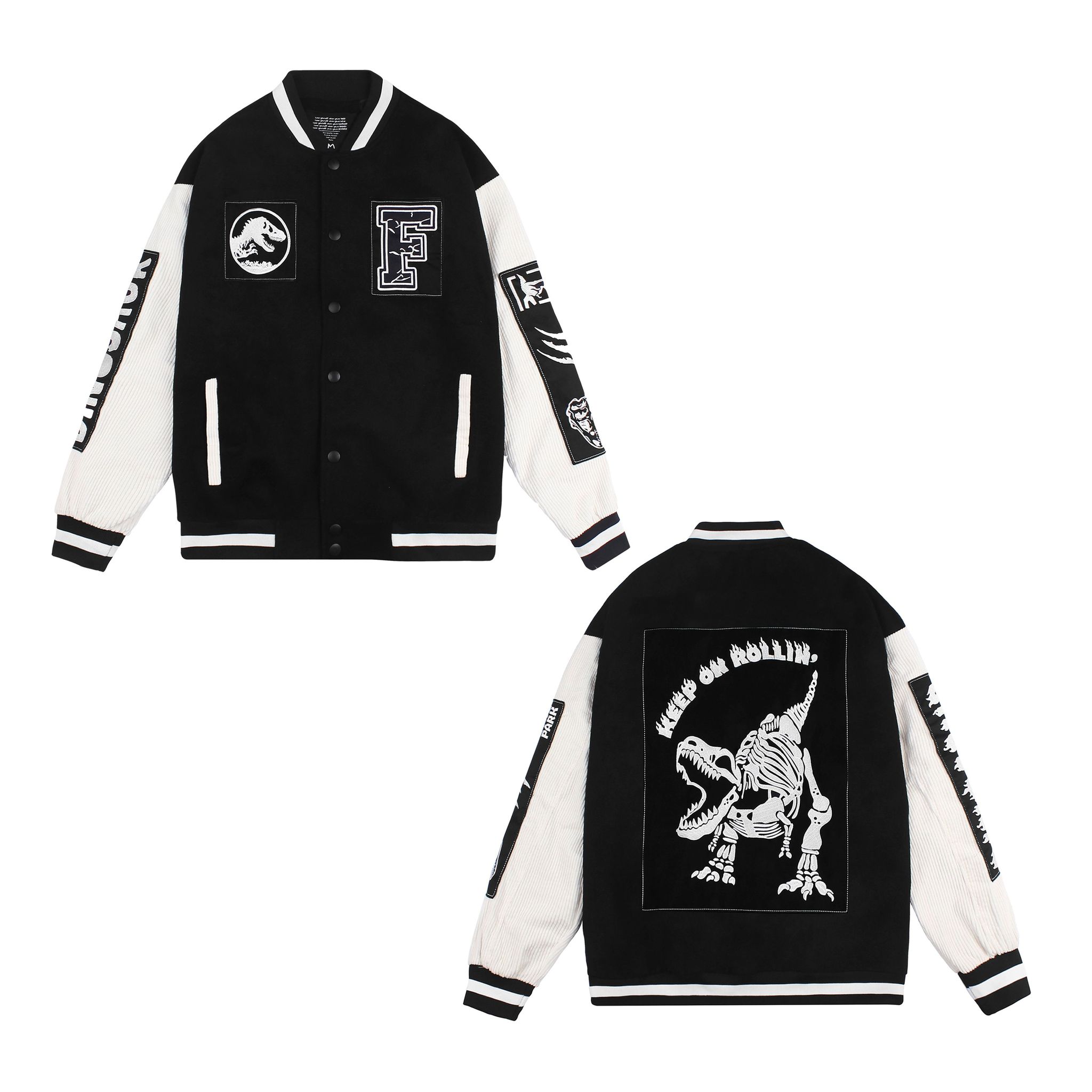 ÁO KHOÁC FF DINOSAUR VARSITY JACKET