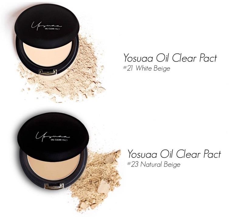 Phấn Phủ Dạng Nén Yosuaa Oil Clear Pact no 21 White Beige