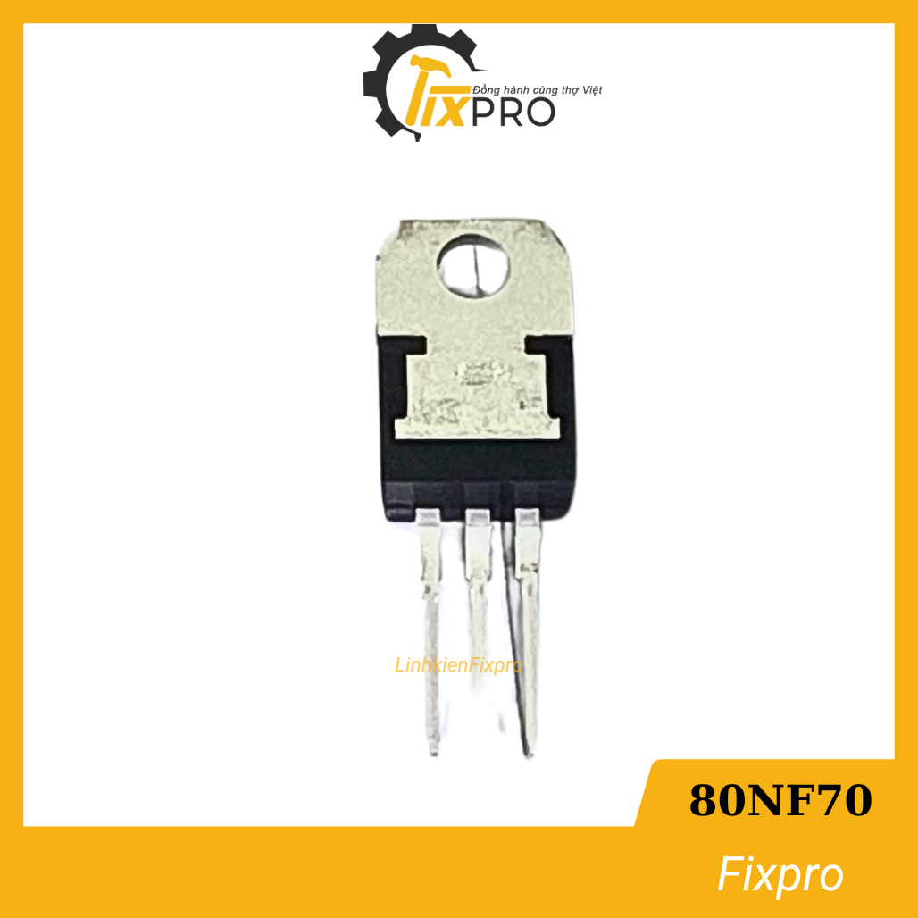Mosfet 80NF70 80A 70V tháo máy.