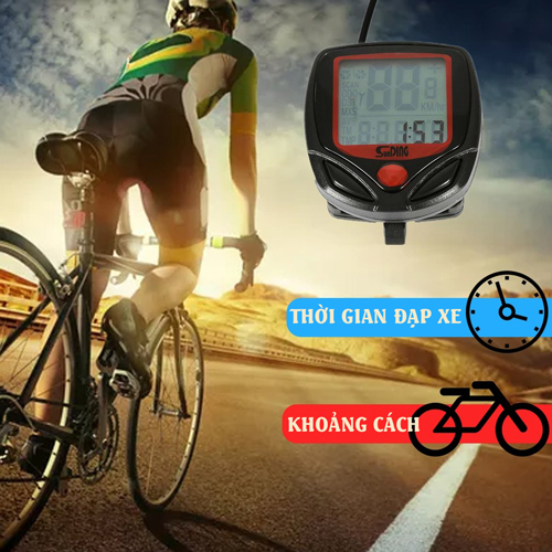 Đồng hồ đo tốc độ xe đạp thể thao Sunding Mai Lee