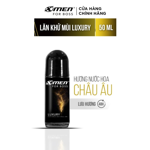 Lăn khử mùi X-Men For Boss Luxury - Mùi hương sang trọng tinh tế 50ml nhập khẩu