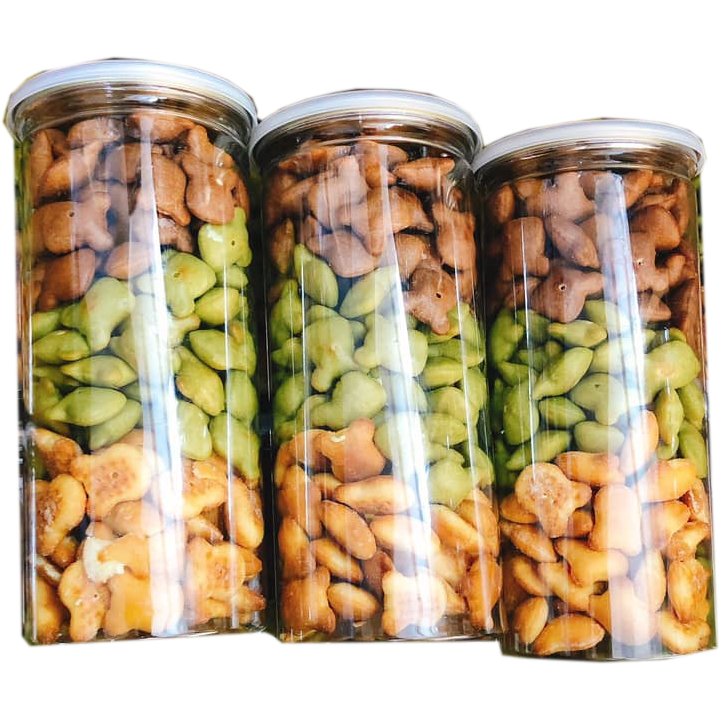 500gr Bánh gấu mix 3 loại (soccola,dâu,kem sữa) thơm ngon