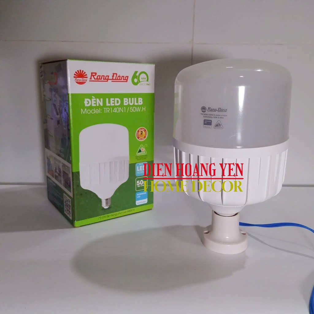 Bóng đèn 50W Rạng Đông LED Bulb trụ E27