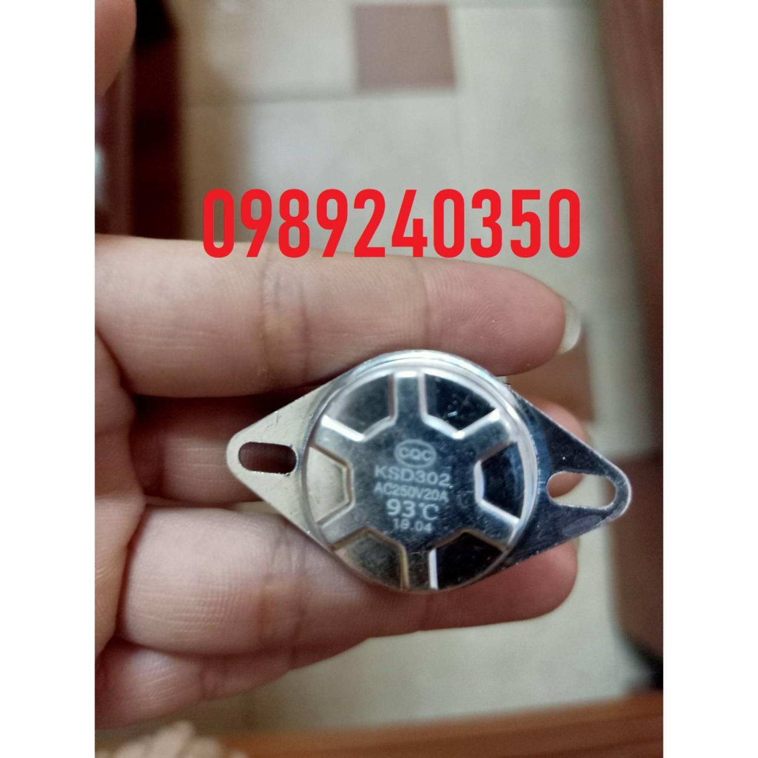 Rơ le nhiệt 4 chân bình nóng lạnh 93 độ 20A