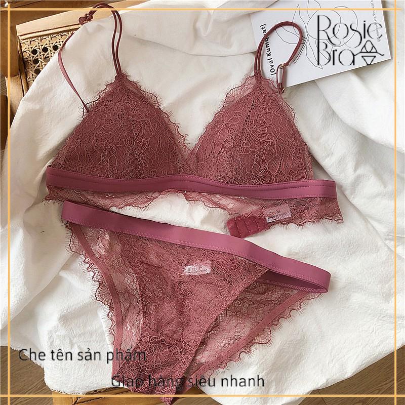 Bộ bralette ren đệm mỏng 3D mới S322