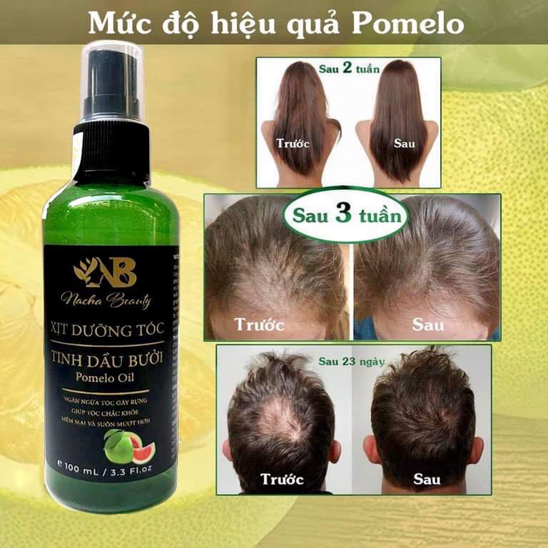 Dưỡng tóc pomelo Nacha Beauty , tặng quà