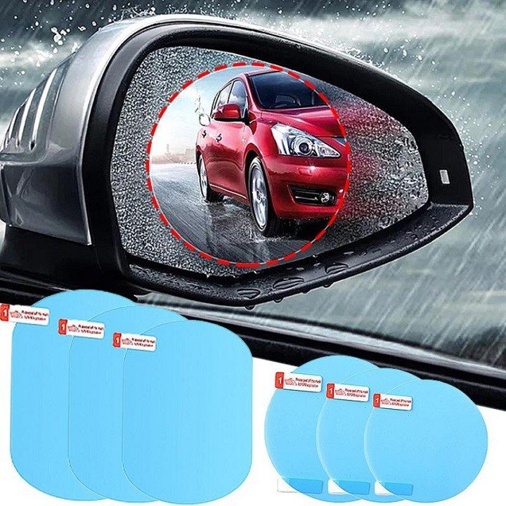 Miếng dán chống nước mưa gương xe 95X95 - DP711