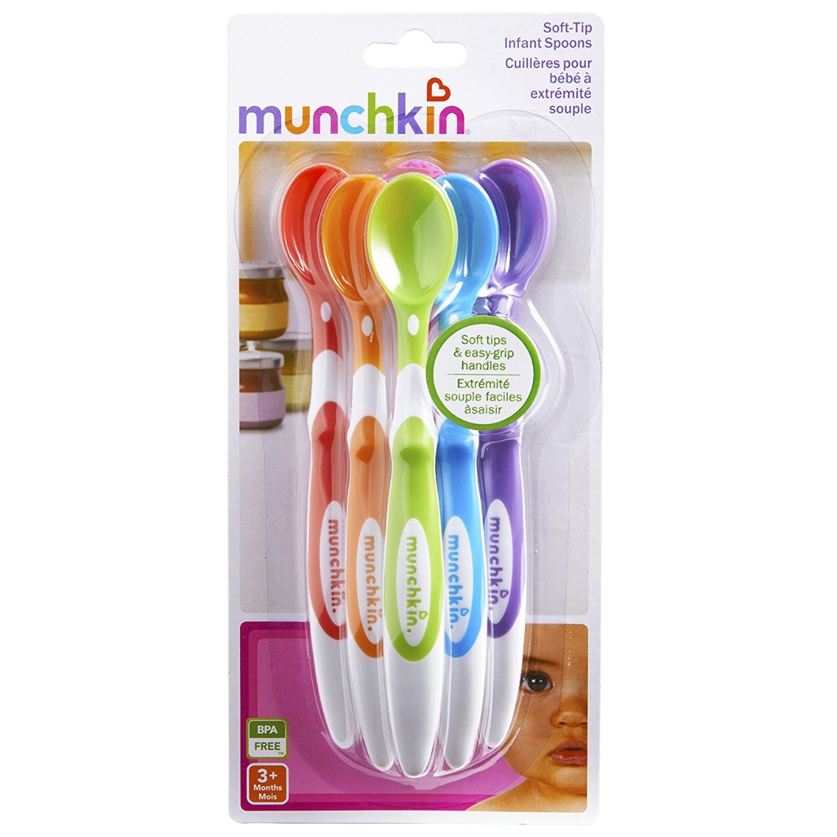 [HCM]Set 2 thìa mềm Munchkin