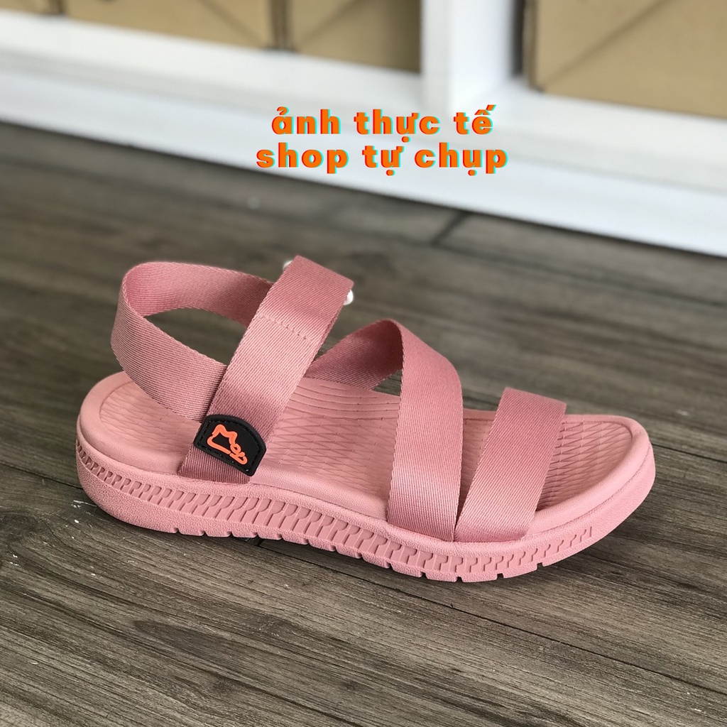 Giày sandal bé gái đi học dép quai hậu trẻ em nữ 3 - 12 tuổi màu