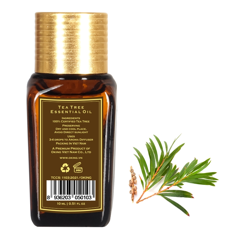 [HCM](OKING) Tinh dầu Tràm trà nguyên chất (Tea Tree) 10ml