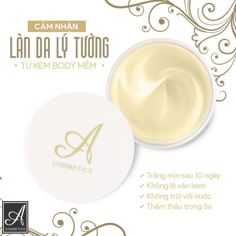 KEM DƯỠNG TRẮNG DA BODY A ( Hàng cty Hủ 250G )