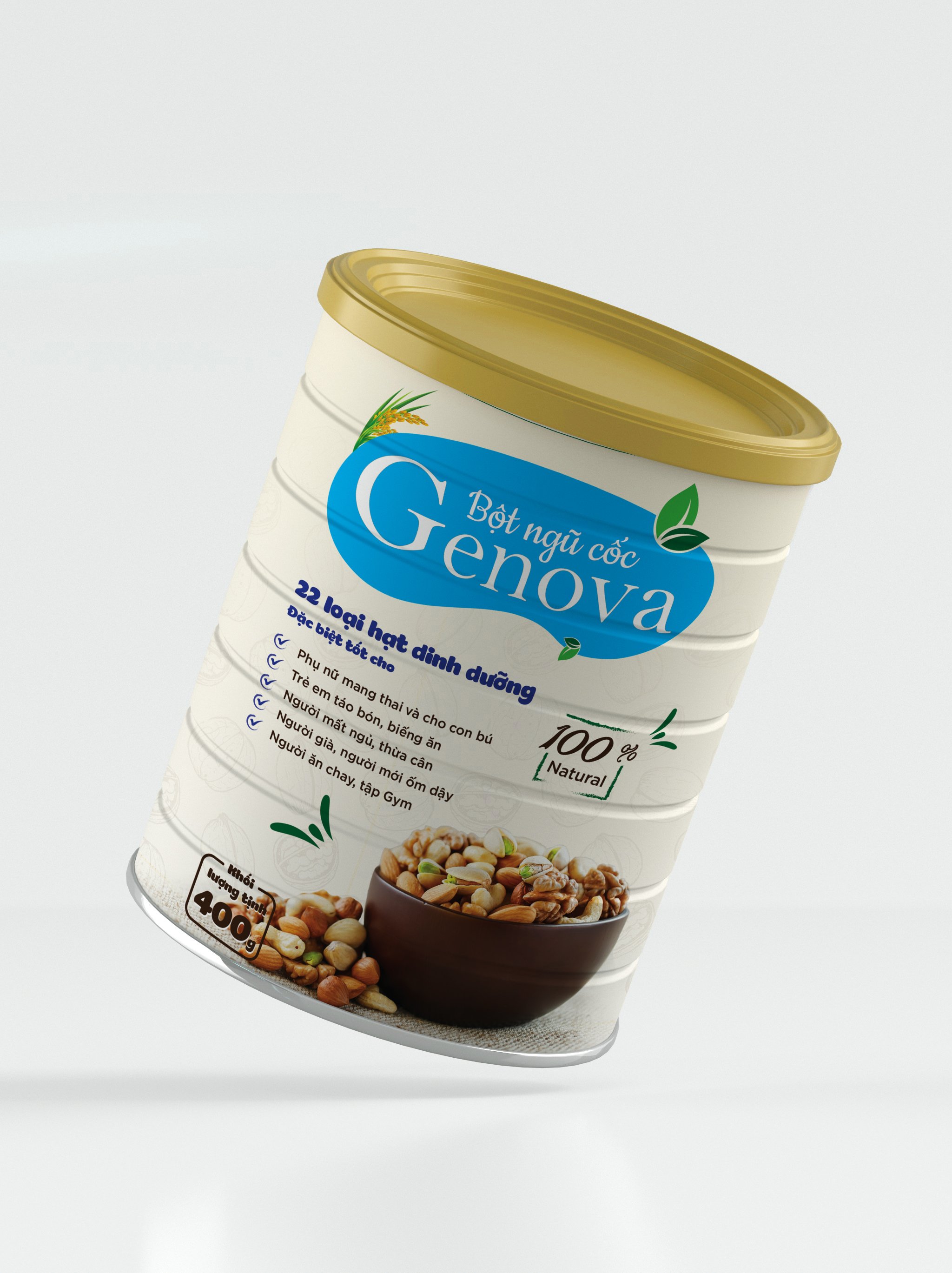 Bột ngũ cốc cao cấp GENOVA - 22 loại hạt