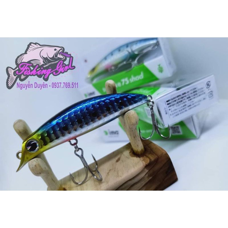 mồi giả câu cá sasuke 75 shad