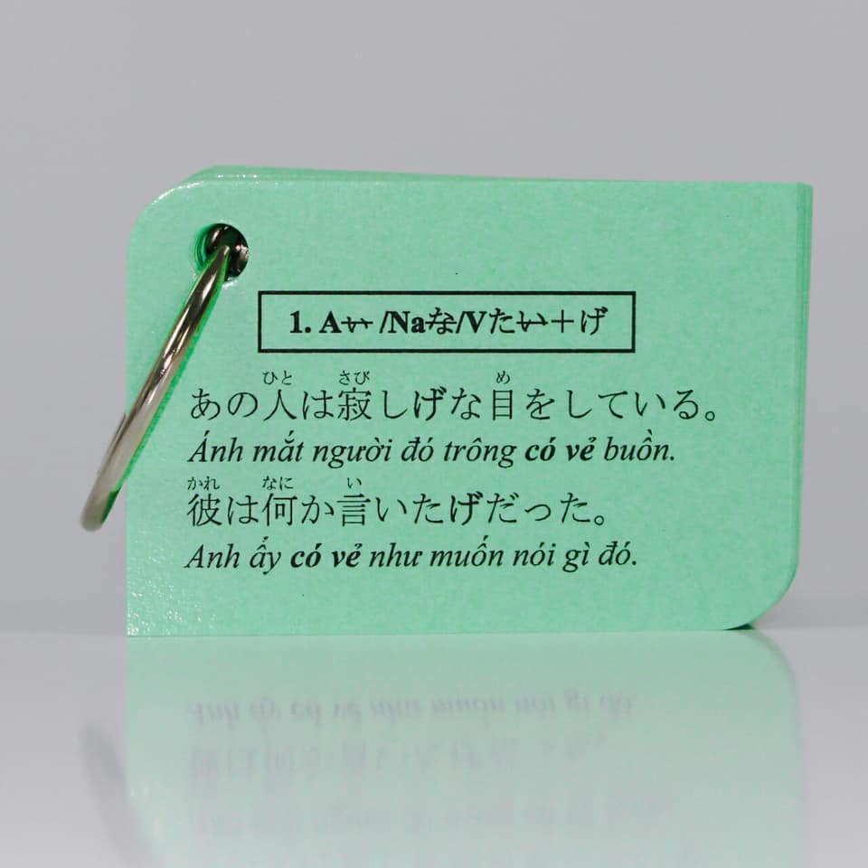 [HCM] Combo Flashcard Trung Cấp Tiếng Nhật N2 – High Quality