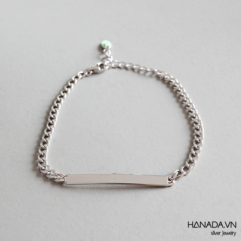 [HCM] Lắc Tay Bạc 925 Hanada Lắc Thanh Bạc 0274