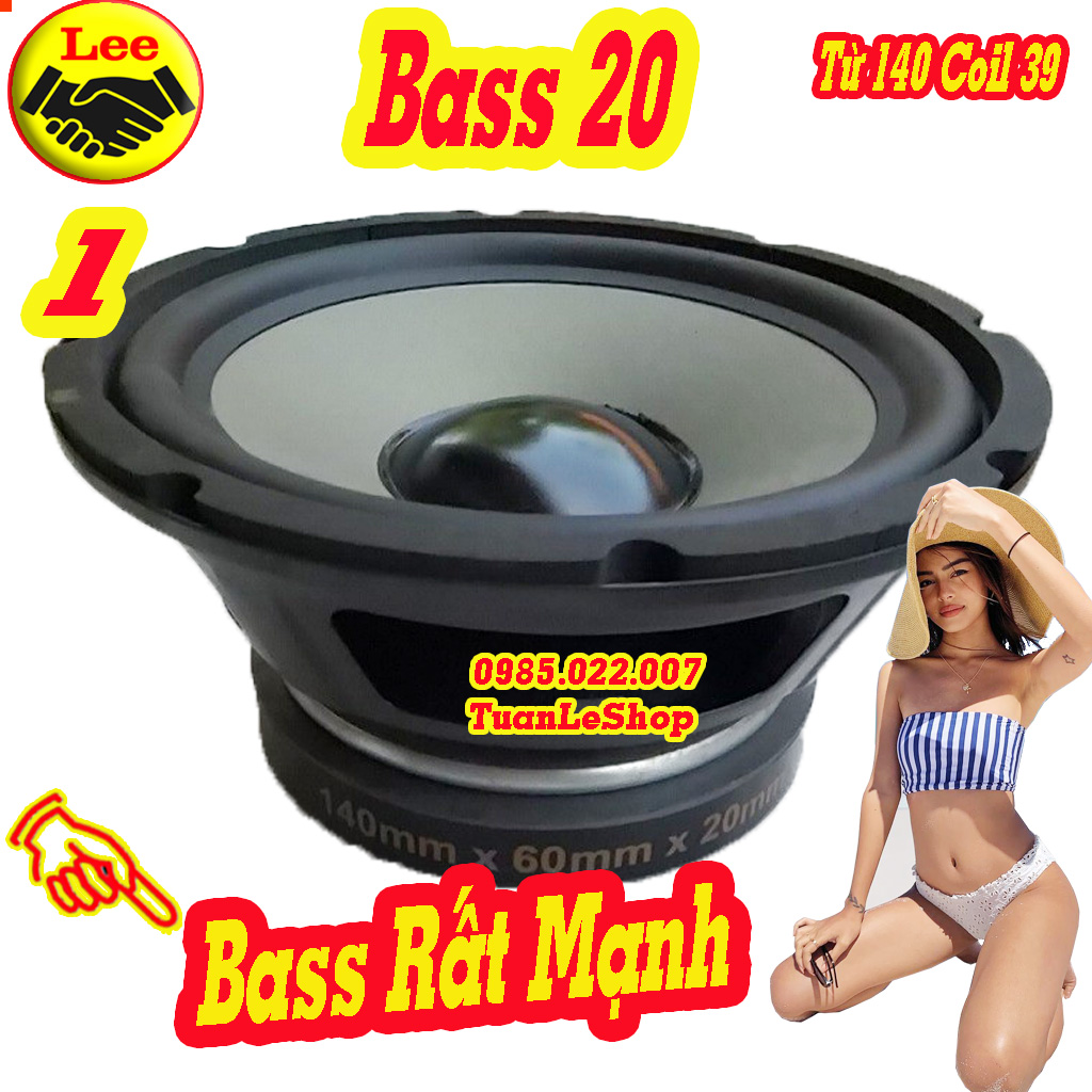LOA BASS 20 HỒNG KỲ MÀNG VÀNG TỪ 140 - GIÁ 1 CHIẾC LOA 2 TẤC