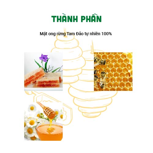 MẬT ONG TAM ĐẢO ĐẶC BIỆT 600GRAM