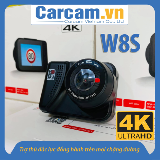 Camera hành trình carcam W8S, đọc biển báo giao thông, ghi hình 4K thumbnail