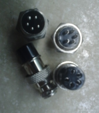 Bộ Giắc Cắm Đực Cái GX16 5 Chân