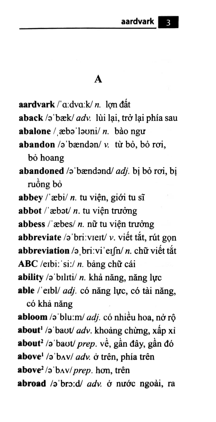 5500 Từ Vựng Tiếng Anh Thông Dụng Nhất (ko màu)