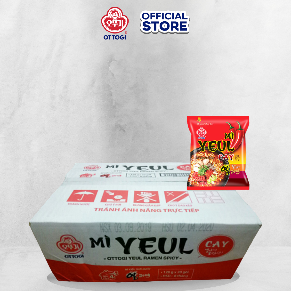 Mì yeul cay ottogi 120gx20