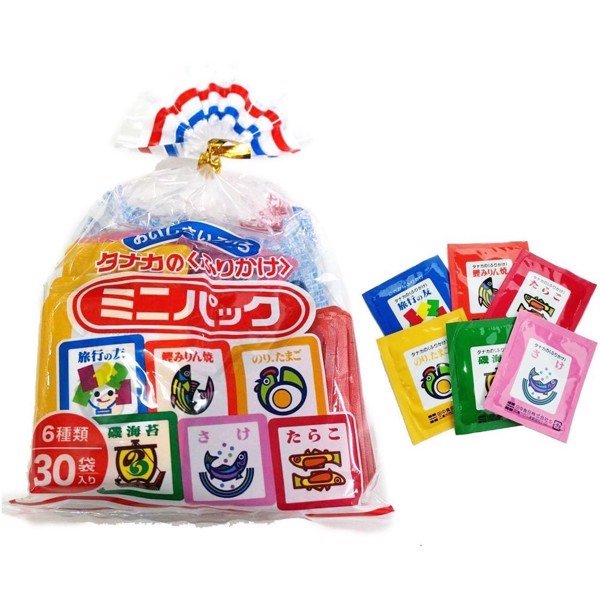 Gia vị rắc cơm Tanaka mix 6 vị túi 30 gói