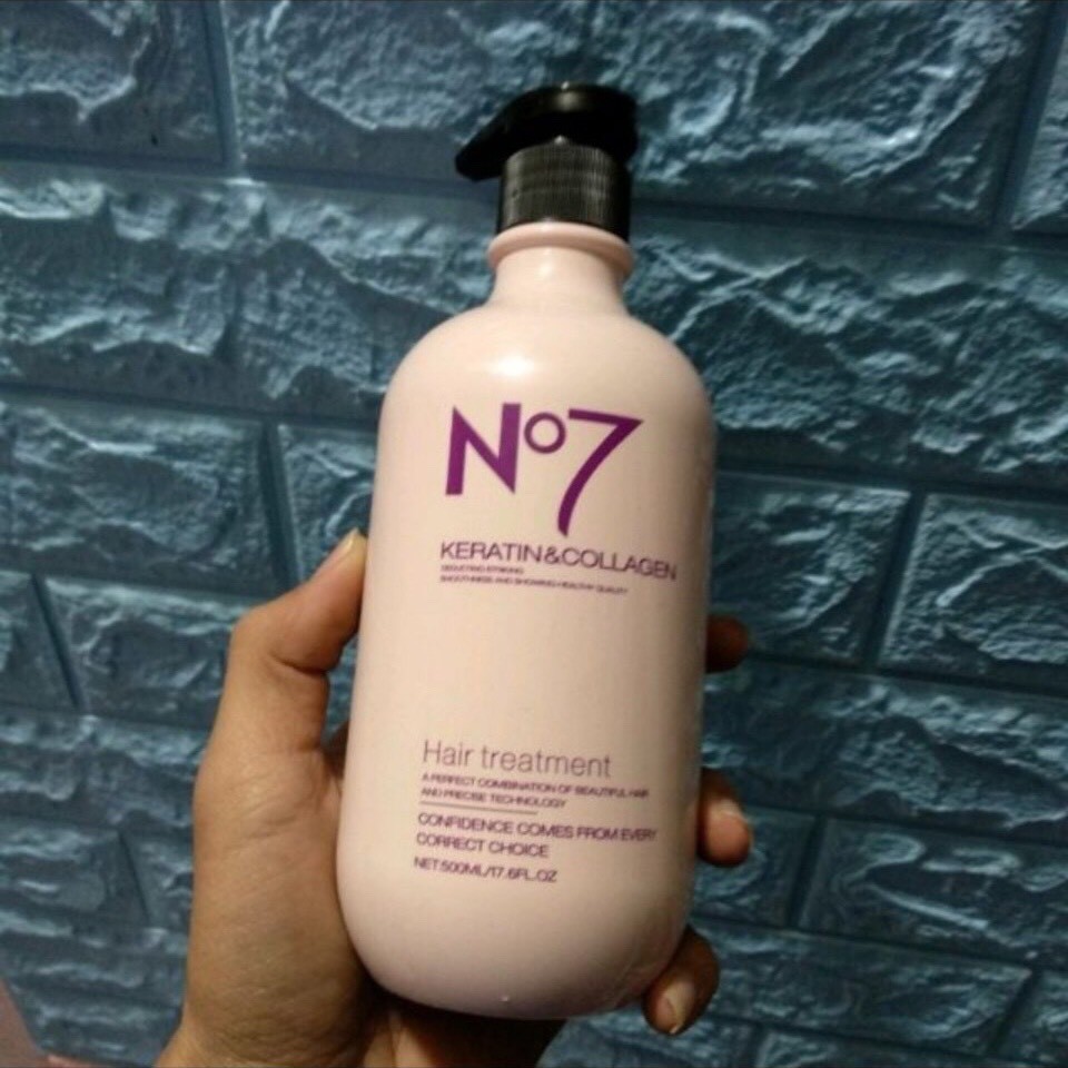 HẤP PHỤC HỒI SIÊU THẦN THÁNH CHO TÓC COLLAGEN KERATIN No.7  500ml