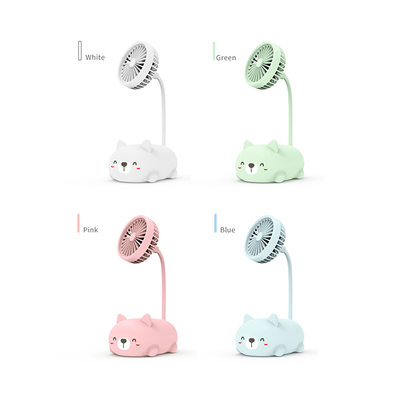 [HCM]Quạt mini sạc điện đế hình thú