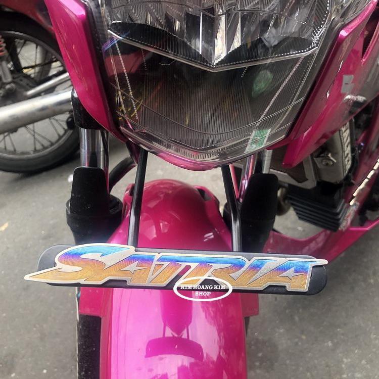 Bảng tên Titan chữ SATRIA dài