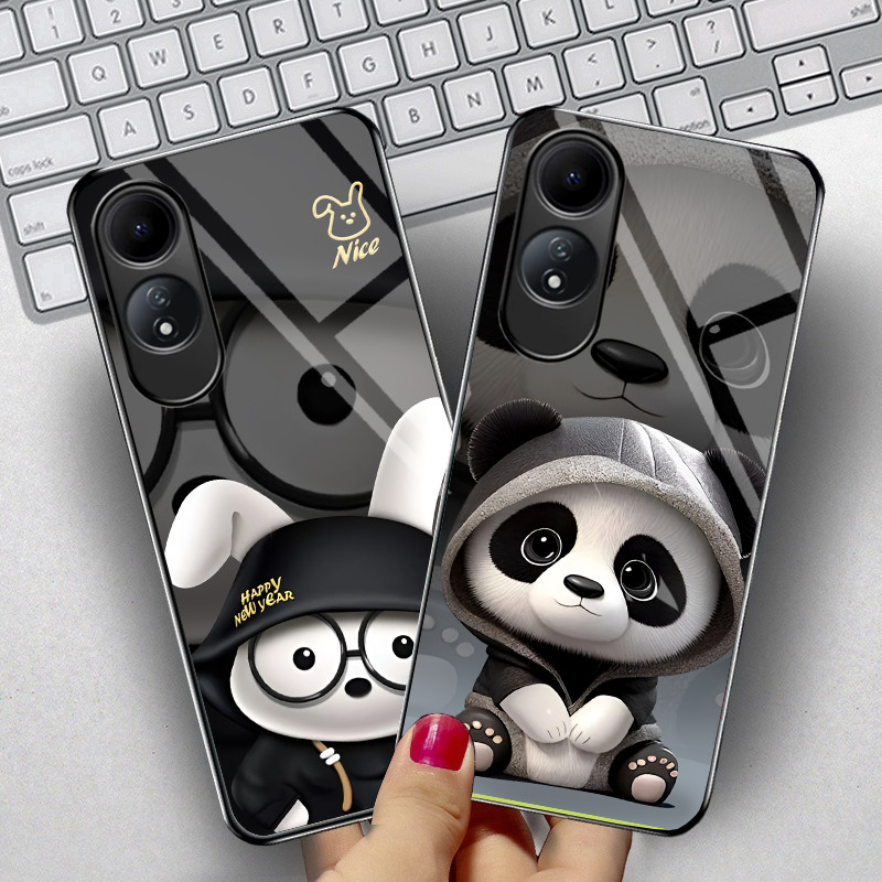 ỐP OPPO A60 mặt kính gương bóng Cao Cấp