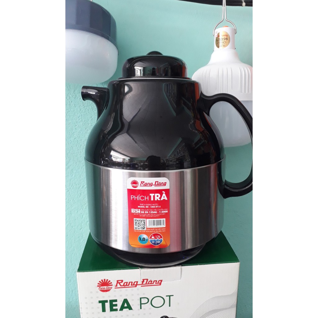 Ấm pha trà giữ nhiệt Inox Rạng Đông [ Ảnh Thật ] [ Shop Tự Chụp ] [ rẻ vô địch ]