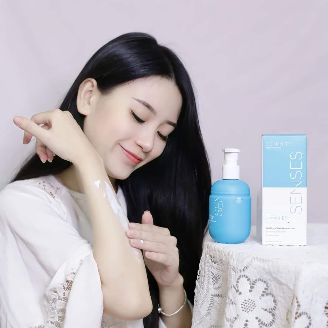 (Tặng 2 gói tắm trăng) BODY CẤY TRẮNG CC white - Body cấy trắng SENSES chính hãng