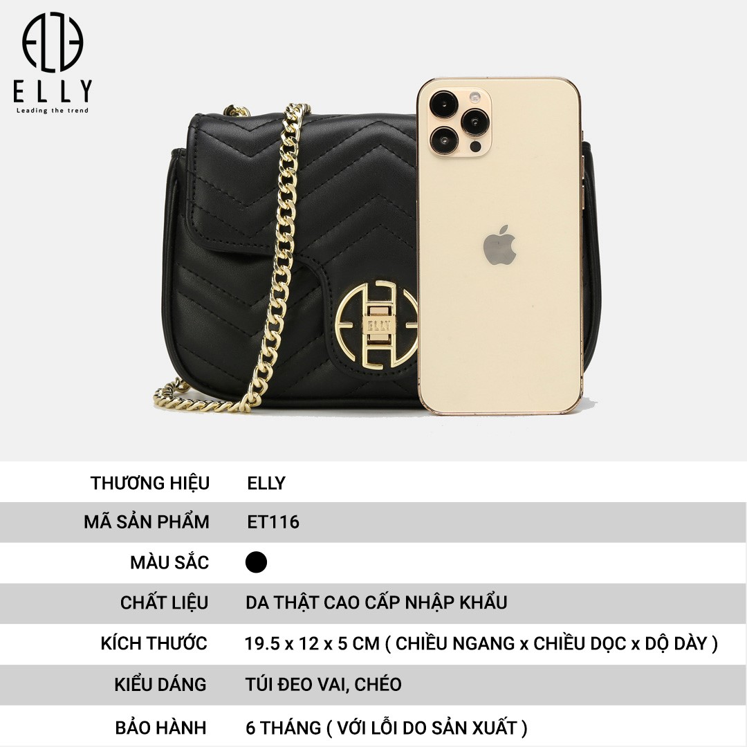 Túi xách nữ cao cấp da thật ELLY – ET116
