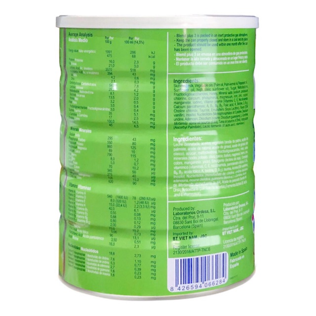 Sữa Blemil Số 3 800G