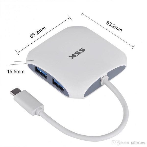 Hub chia USB 3.0 4 cổng SSK SHU 300-JL
