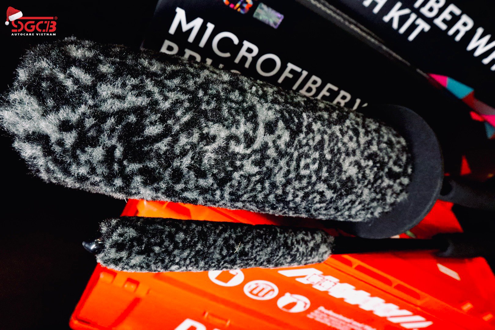[HCM]Bộ 2 cọ vệ sinh mâm xe sợi Microfiber - SGCB