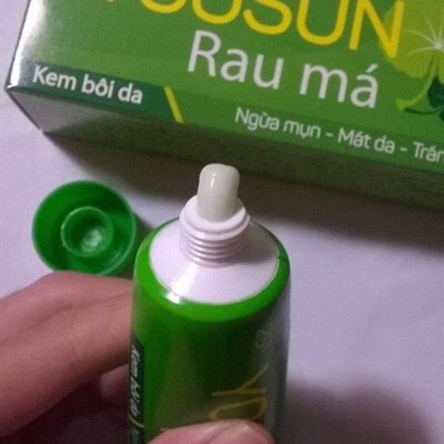 Yosun rau má. Trị mụn sáng da