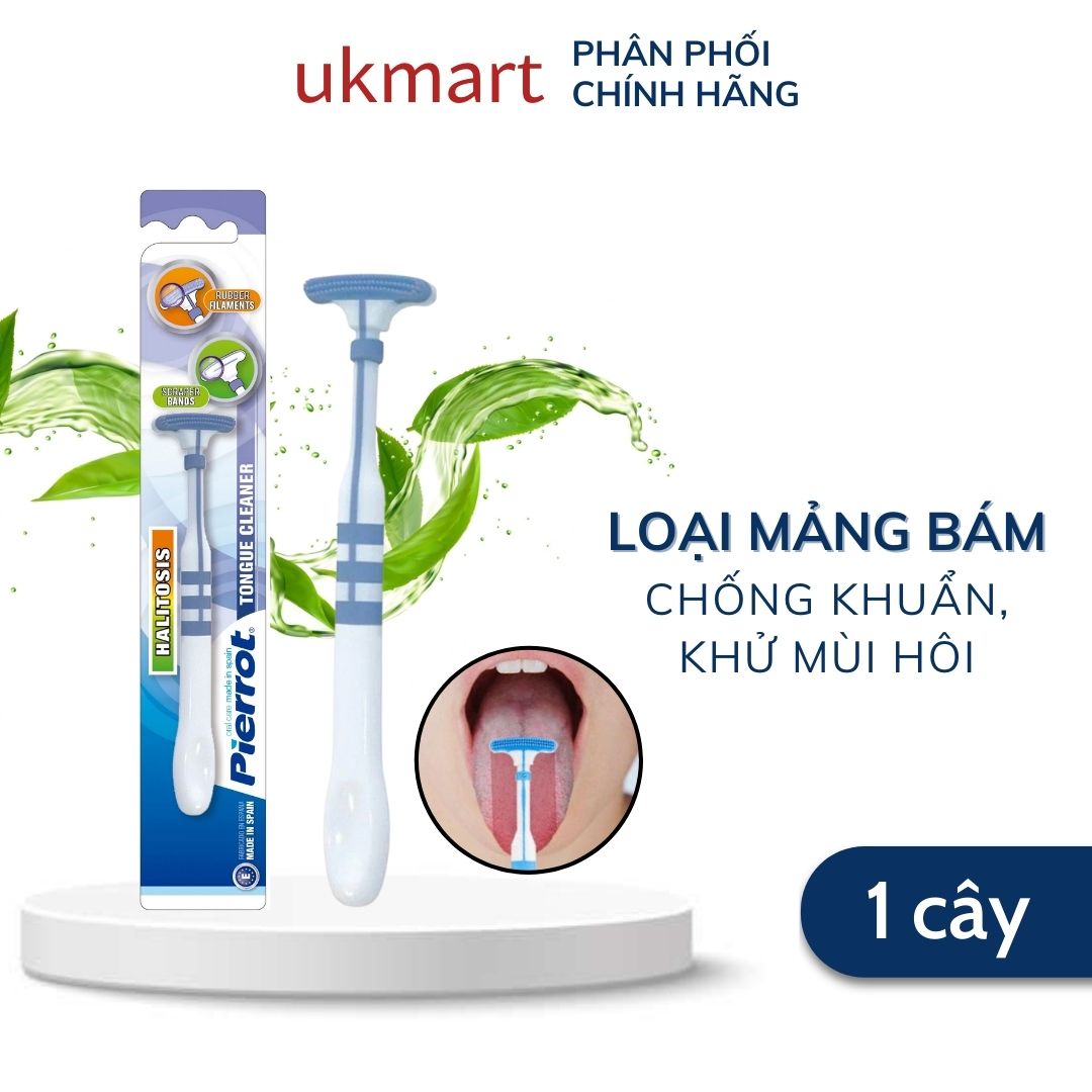 Dụng Cụ Vệ Sinh Cạo Lưỡi Pierrot 1 Cây