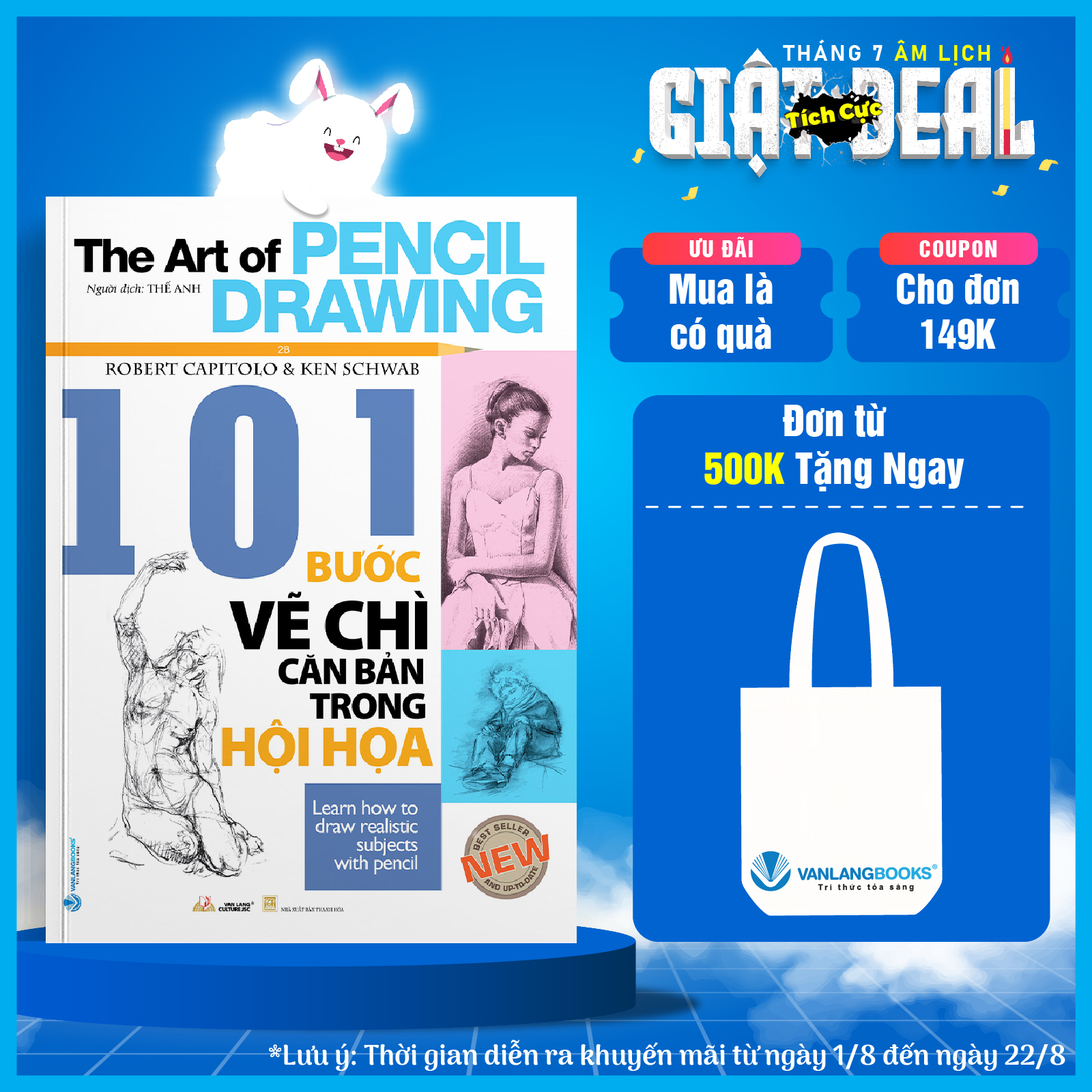 Sách - 101 bước vẽ chì căn bản trong hội họa-Vanlangbooks