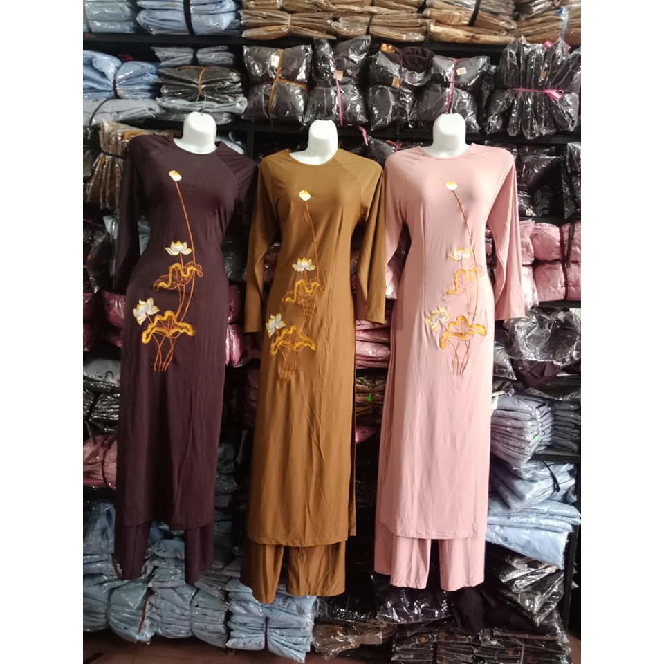 Áo Kêt Tân Đi Chùa - Bộ Lam Đi Chùa